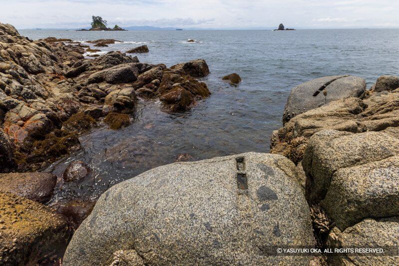 篠島の石丁場跡