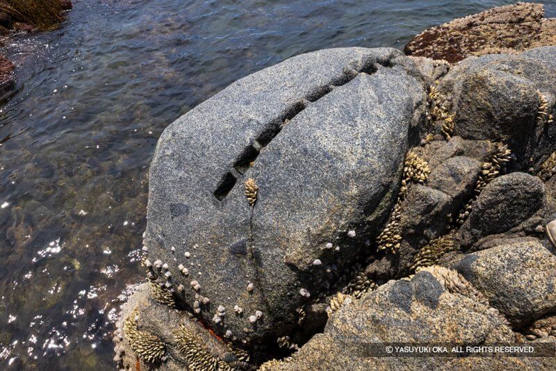 篠島の石丁場跡