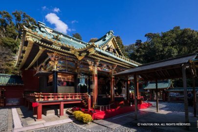 久能山東照宮の拝殿