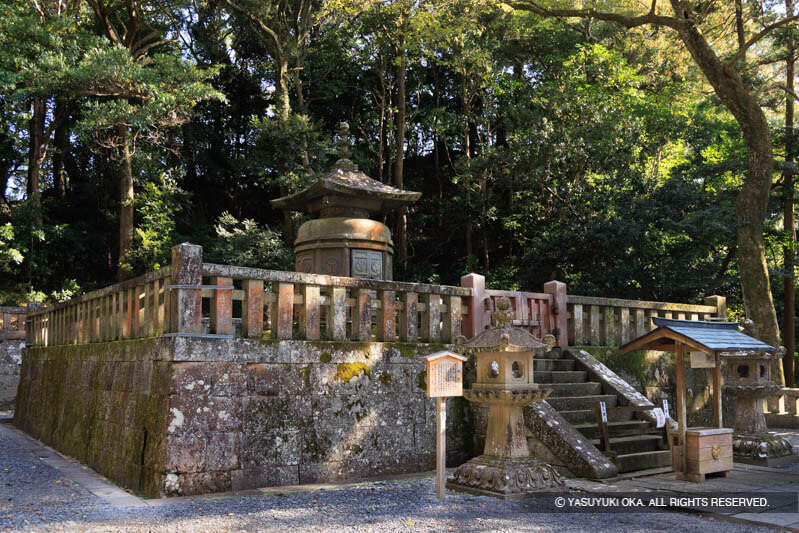 徳川家康の墓（神廟・久能山東照宮）