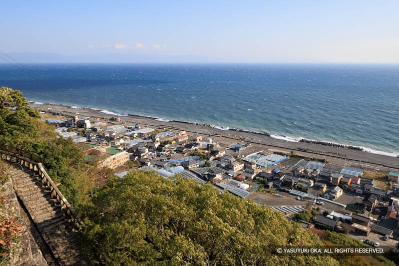 久能山から駿河湾と伊豆半島